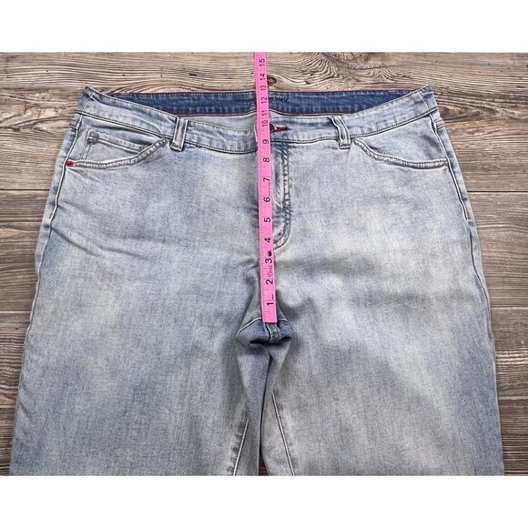 Peace Love World Womens 16~38x32 Flare Leg Denim Blue jeans Boho Hippie Festival - Picture 9 of 14